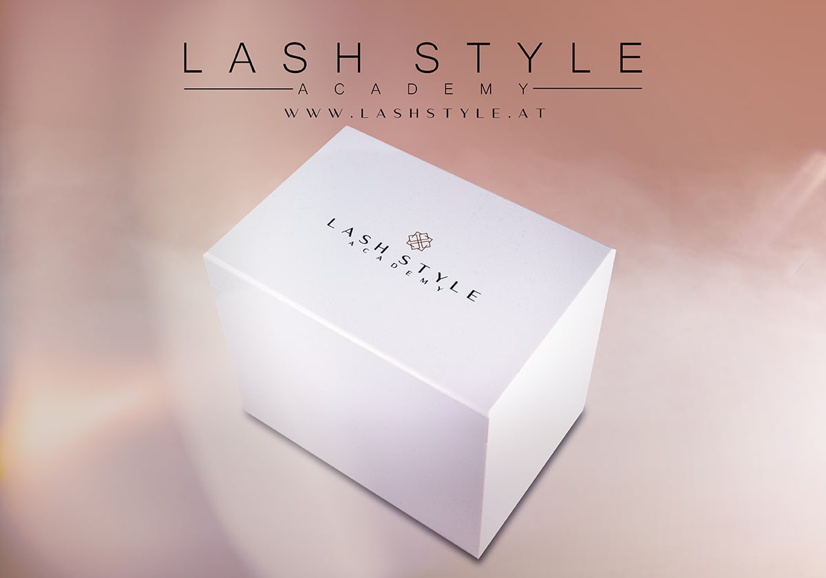 Contenitore per palette ciglia/ Supporto ciglia con posto per pietra di Jade - Immagine 2